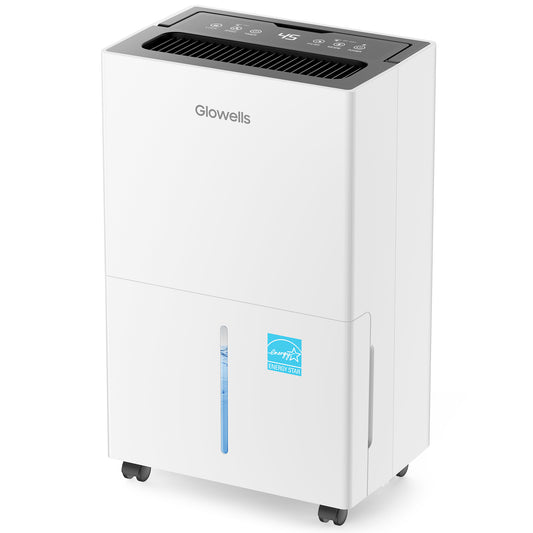 Energy Star 120 Pint Dehumidifier for 6500 Sq Ft - Basement, Home, Large Room, Bathroom, Bedroom - Compressor Dehumidifier with Drain Hose, Smart Humidity Control, Auto Defrost